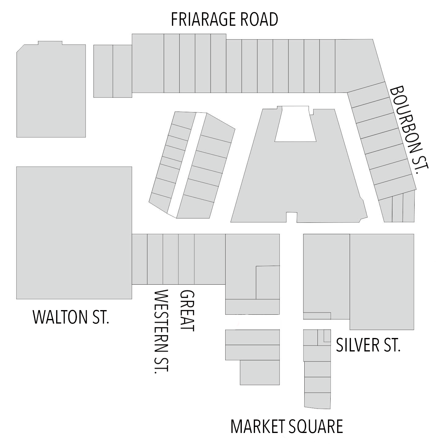 Plan of Friars Square